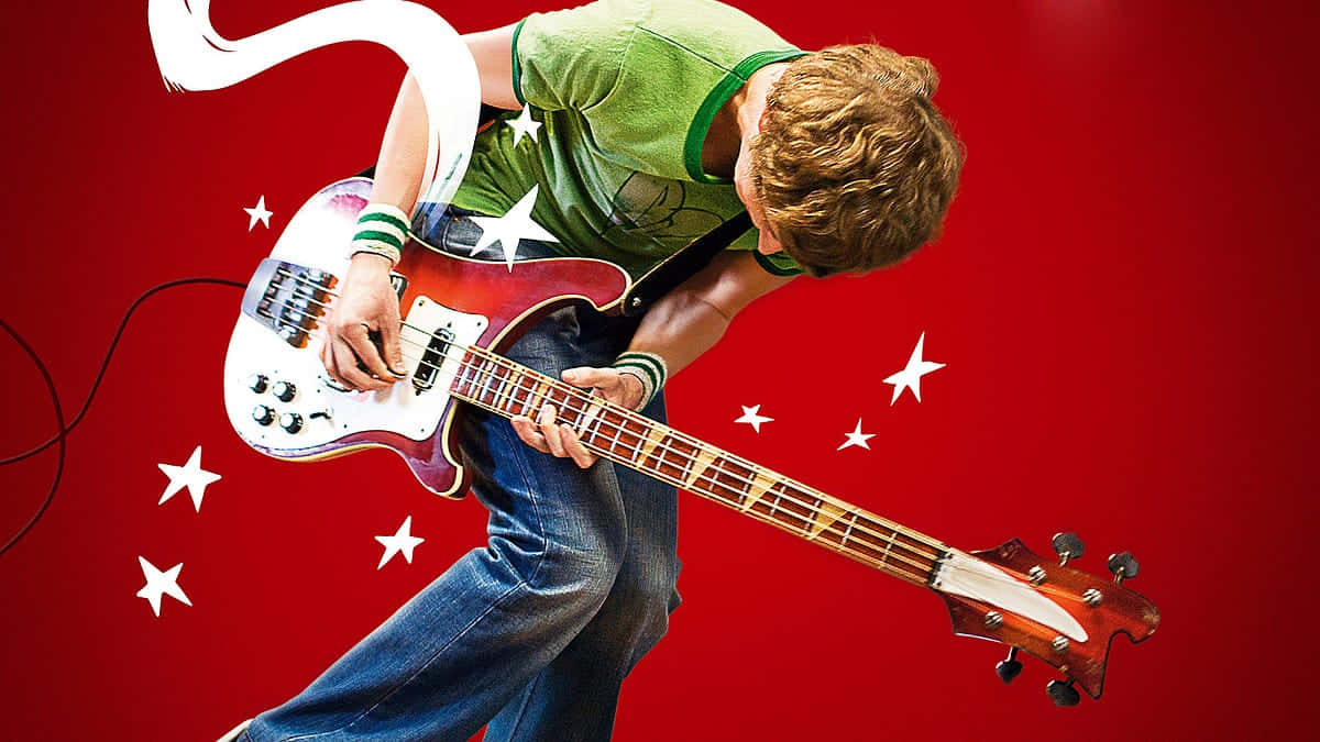 Scott Pilgrim Guitar Rock Pose