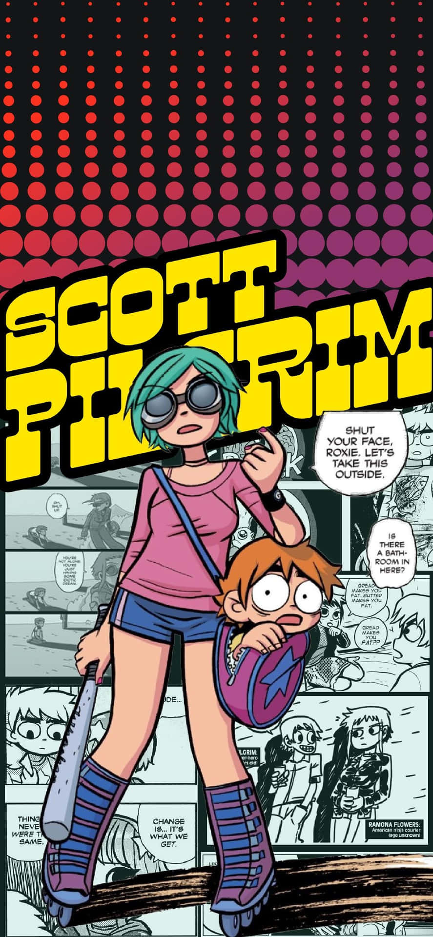 Scottpirim, Das Comicbuch-cover Wallpaper