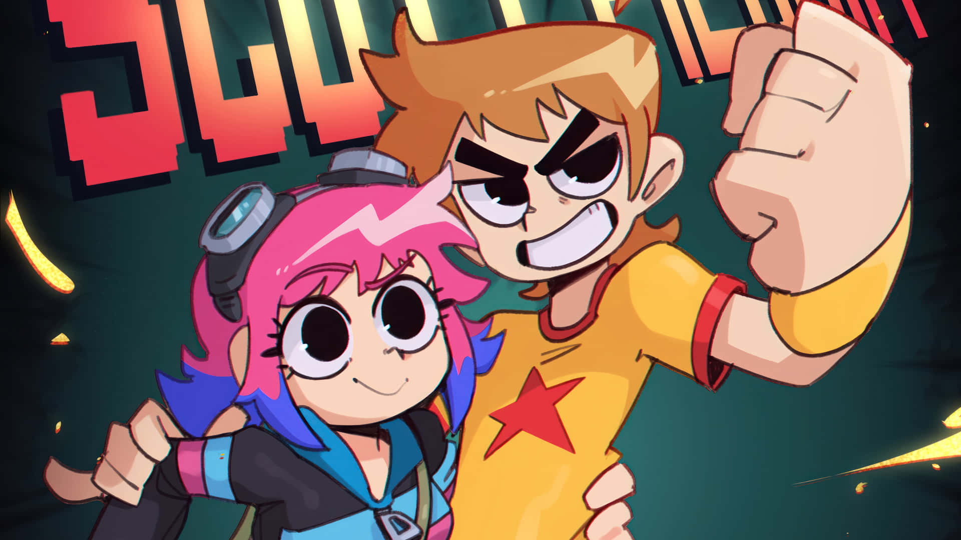 Scottand Ramona Animated Adventure Wallpaper