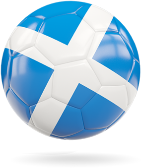 Scottish Flag Football Design PNG