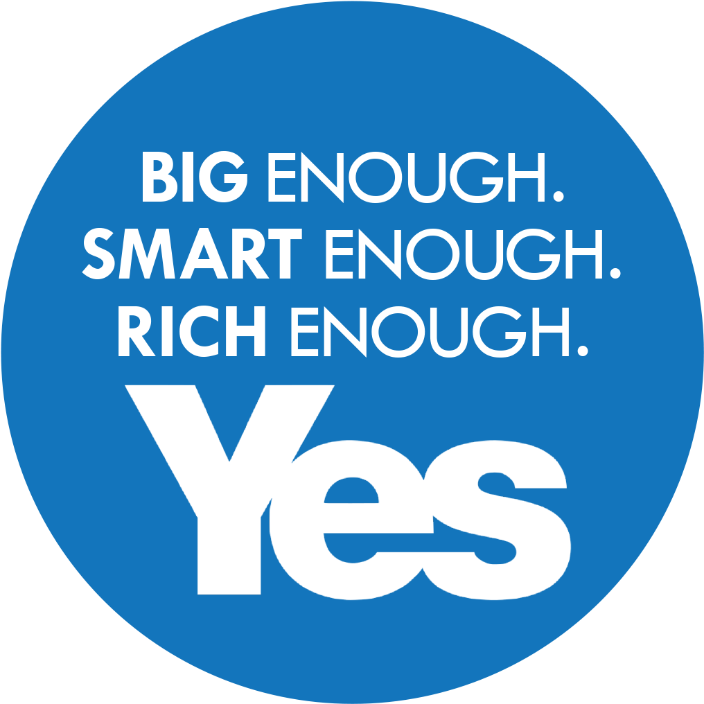 Scottish Independence Yes Campaign Slogan PNG