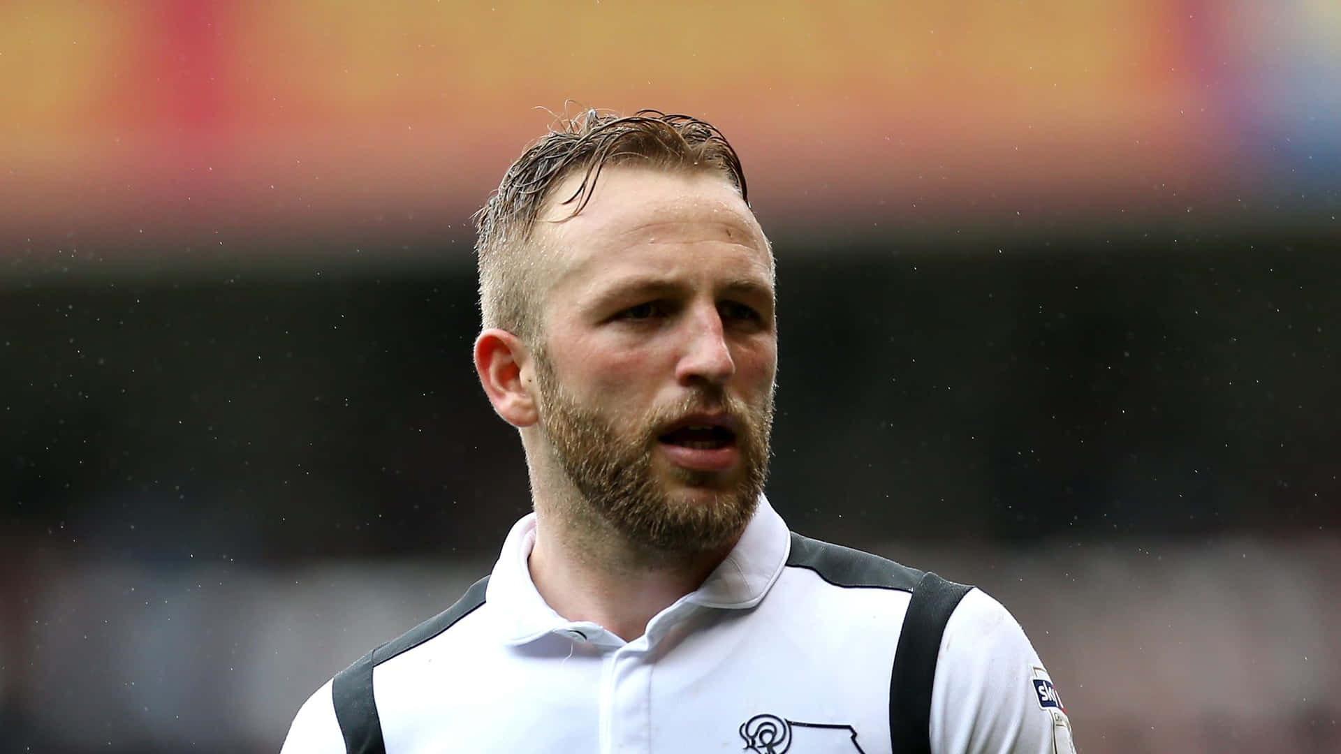 Scottish Professional Football Player Johnny Russell Derby County Football Club Wallpaper