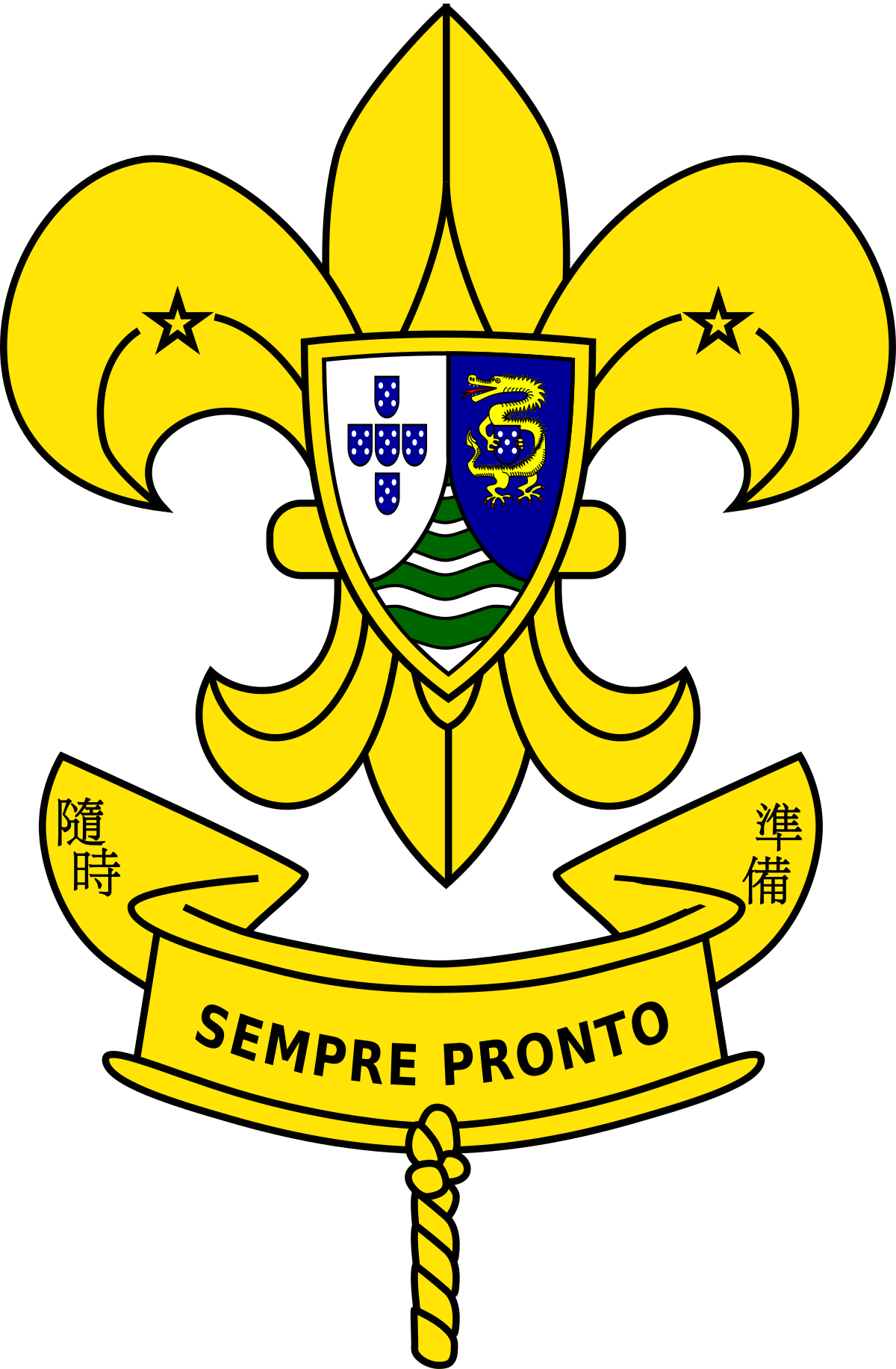 Scout Emblemwith Motto PNG