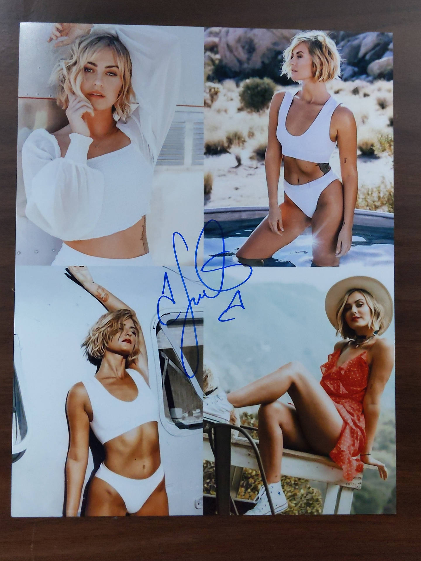 Scout Taylor-compton Collage Signed Wallpaper