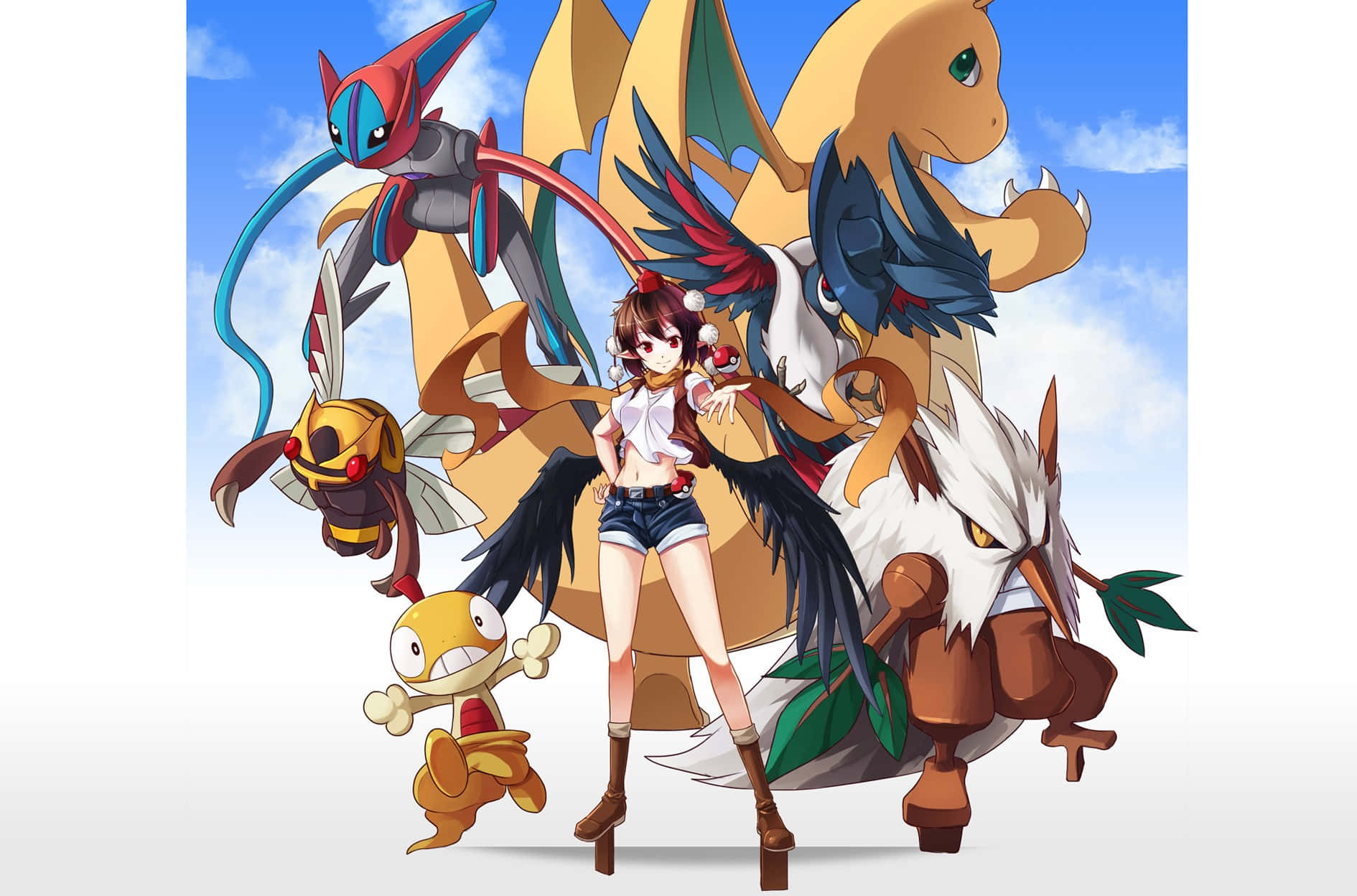 Scrafty Pokemon Team Poster Wallpaper