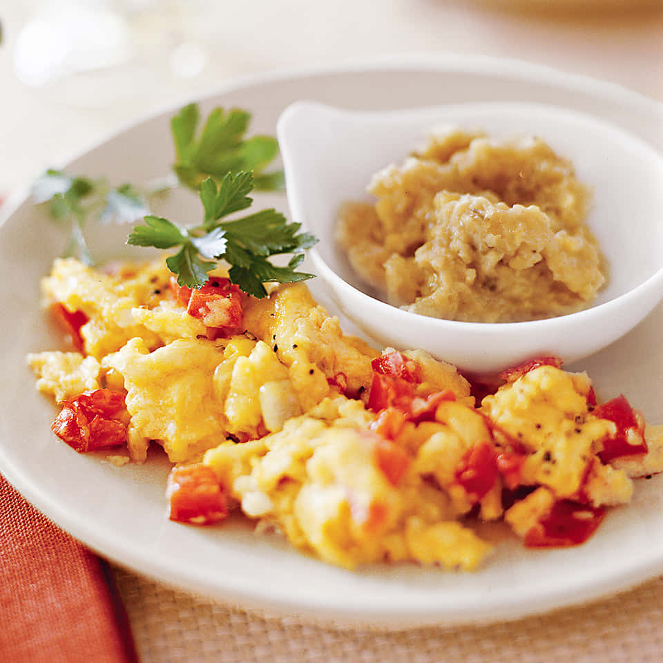 Perfectly scrambled egg at its finest