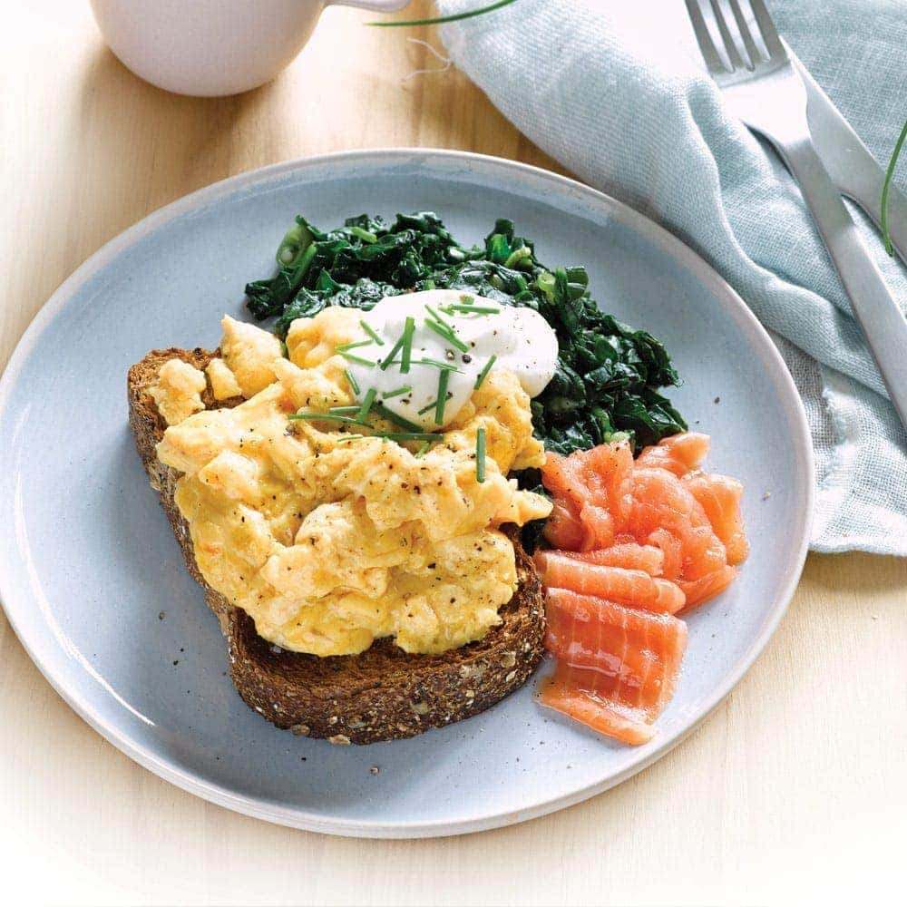 Start the day with a hearty plate of Scrambled Eggs