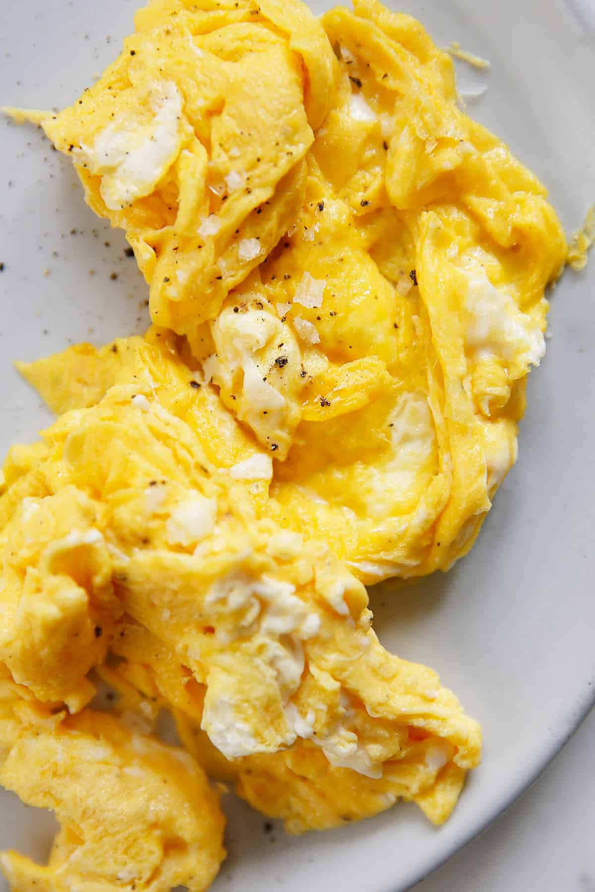 "Treat yourself to a delicious plate of scrambled eggs!"