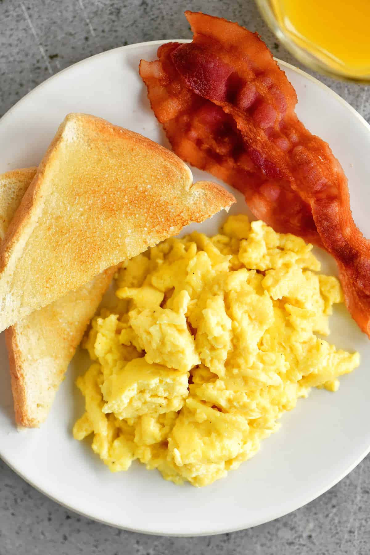 Enjoy this delicious plate of scrambled eggs