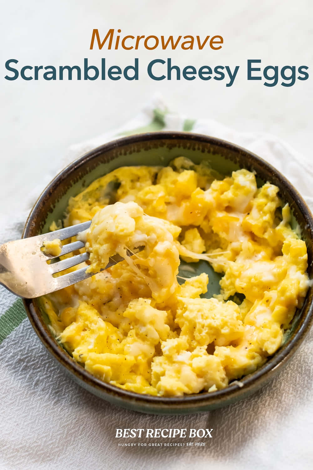 Perfectly cooked scrambled eggs - Enjoy!
