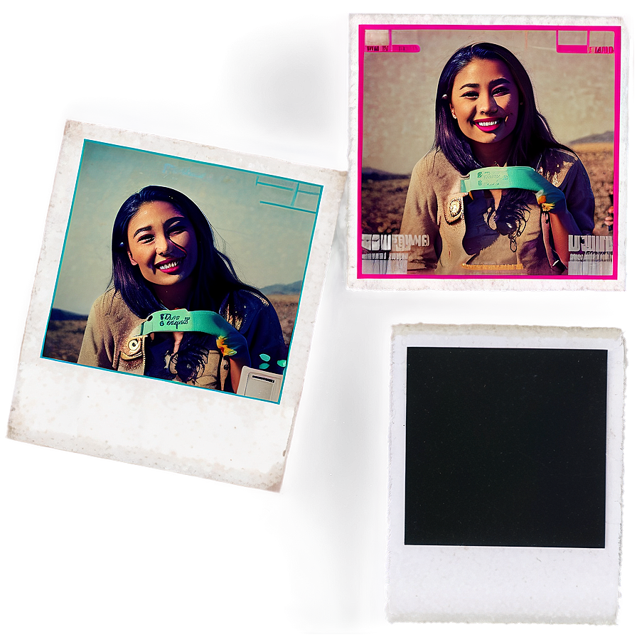 Scrapbooking Polaroid Template Png Npx18 PNG