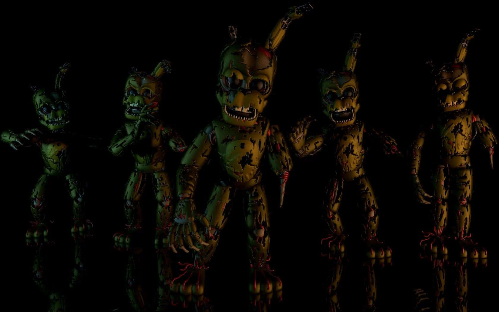 Mysterious Scraptrap Character in Action Wallpaper