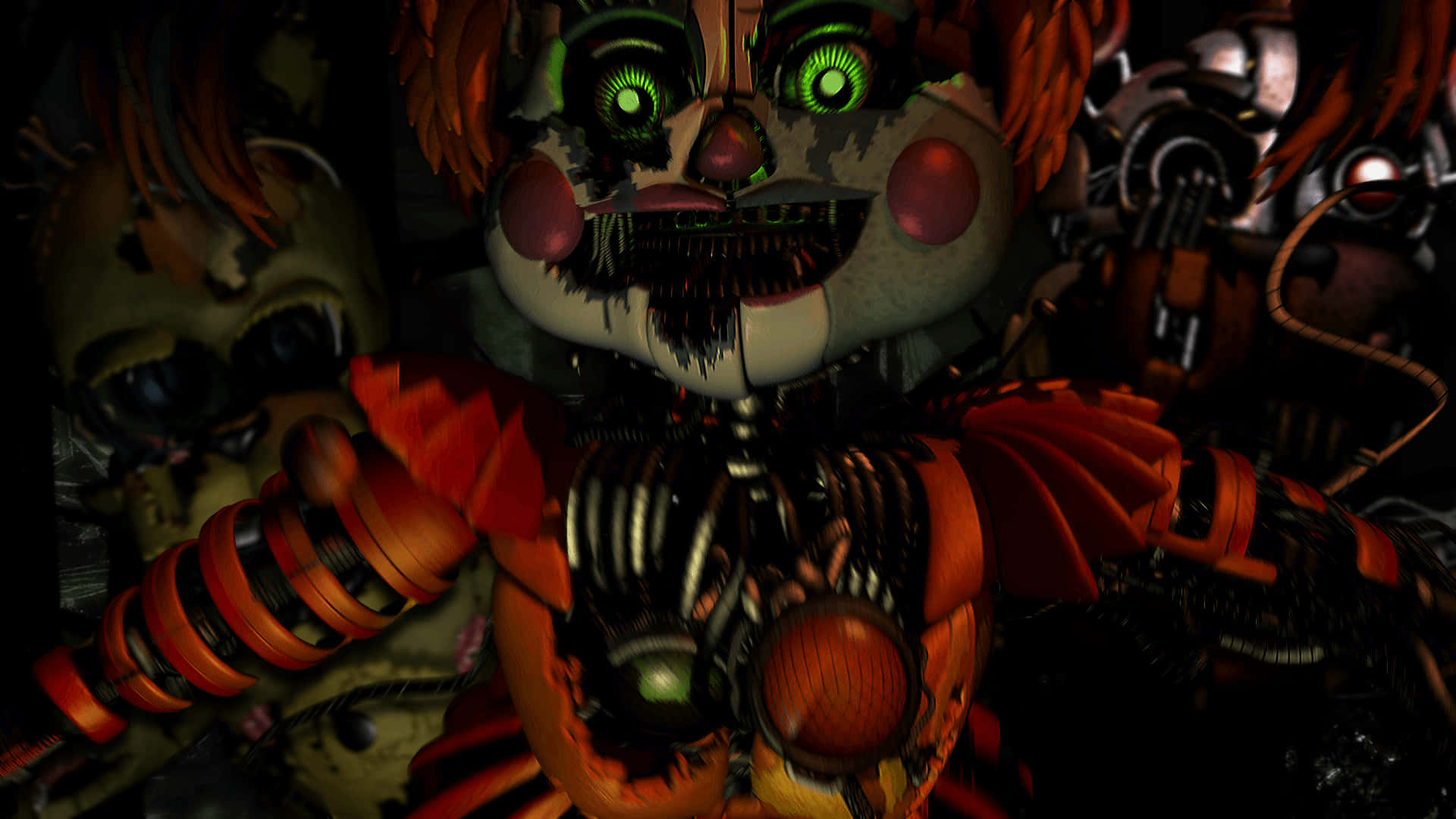 Mysterious Scraptrap Creature in Action Wallpaper