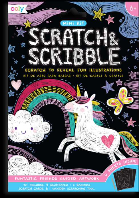 Scratchand Scribble Art Kit PNG