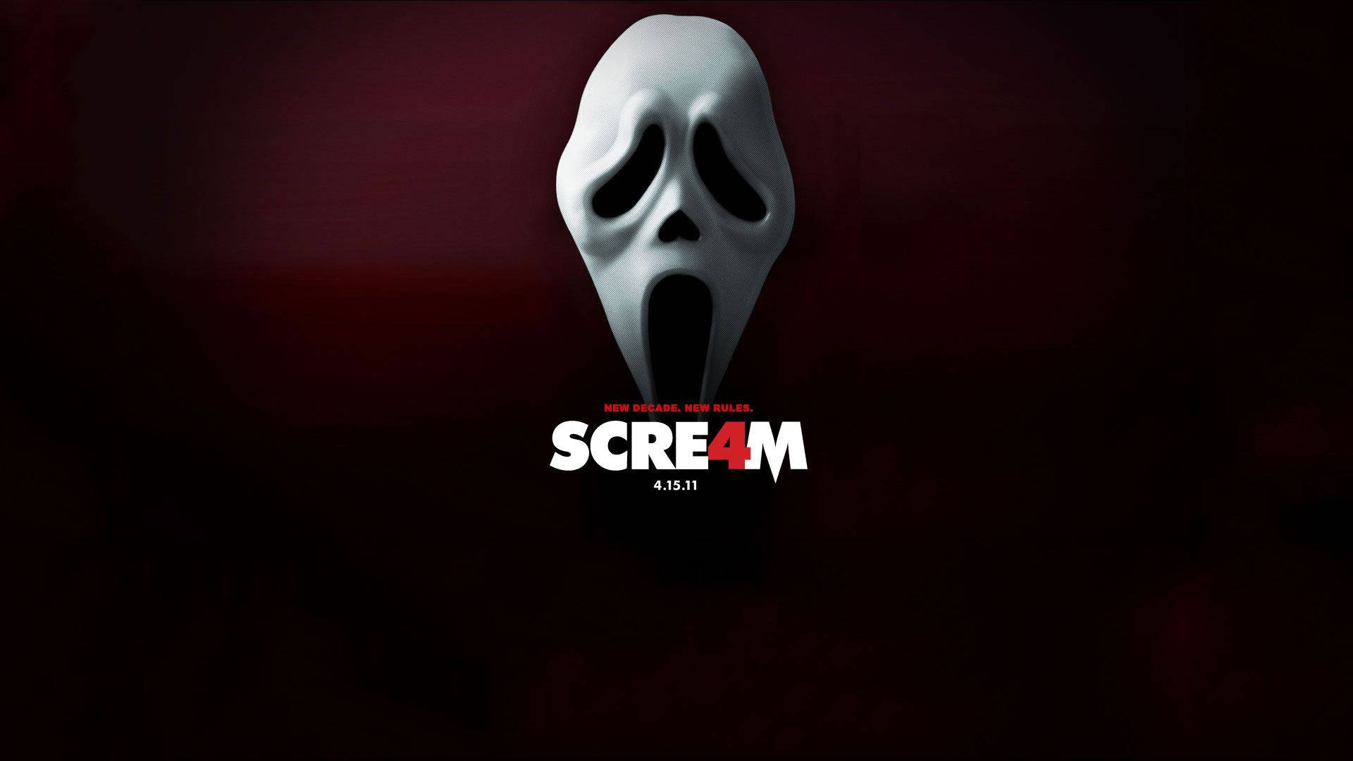 Scream 4 Movie Poster Wallpaper