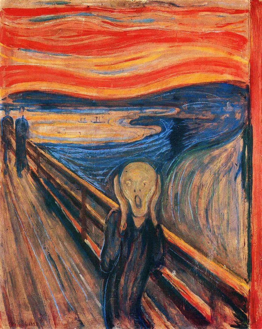 Unlock your inner power with the Scream Iphone" Wallpaper