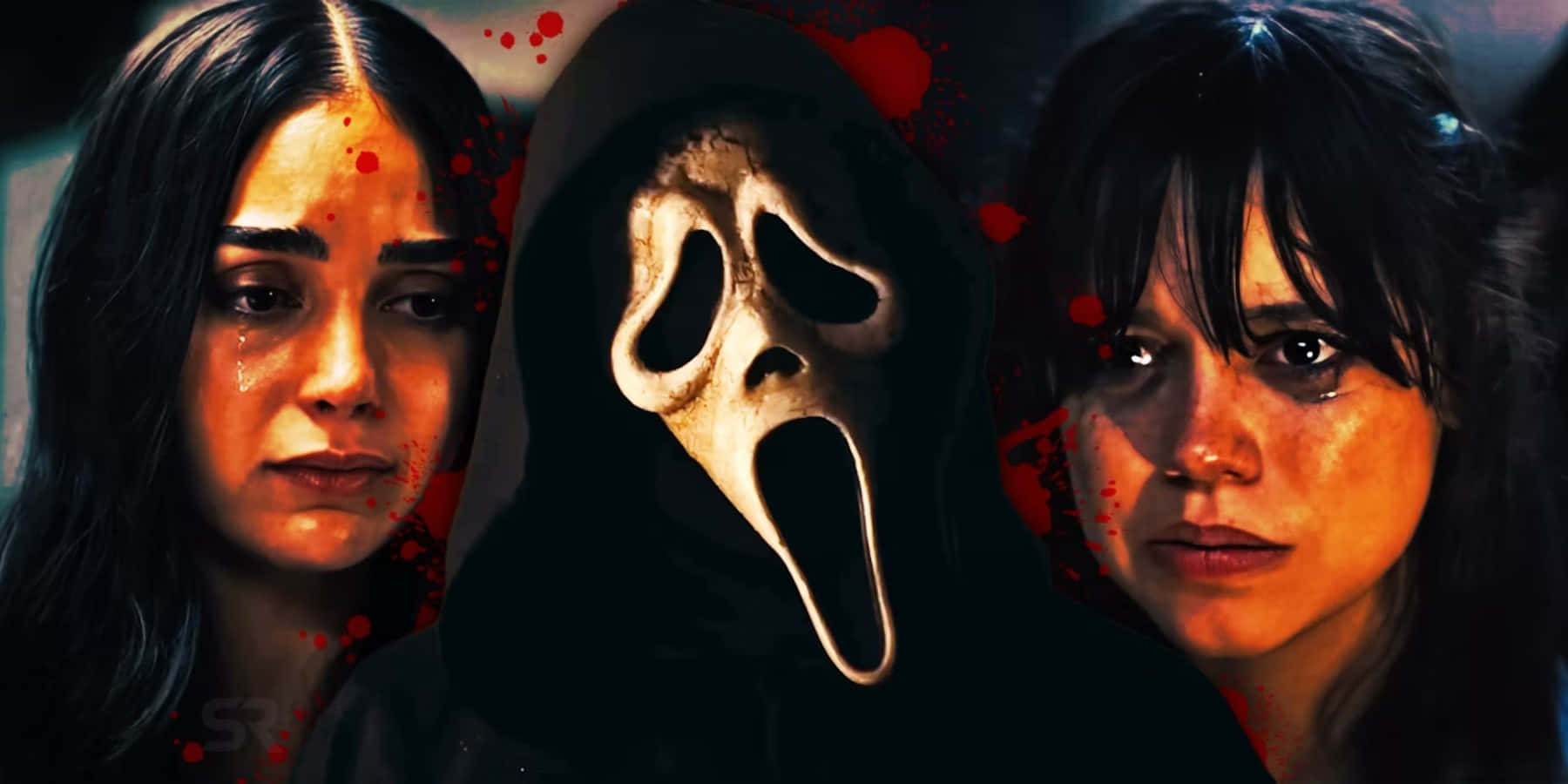 Scream6 Ghostfaceand Victims Wallpaper