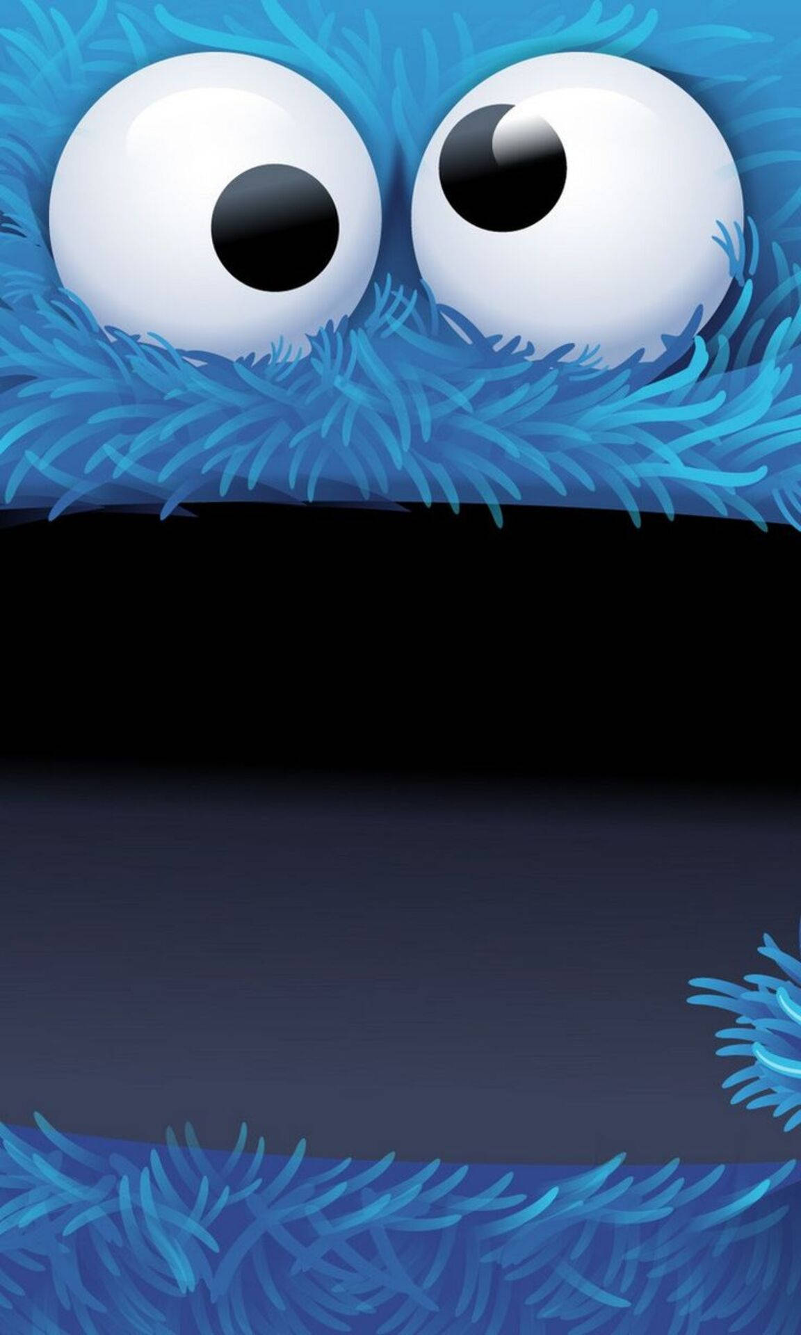 Screaming Cookie Monster Wallpaper