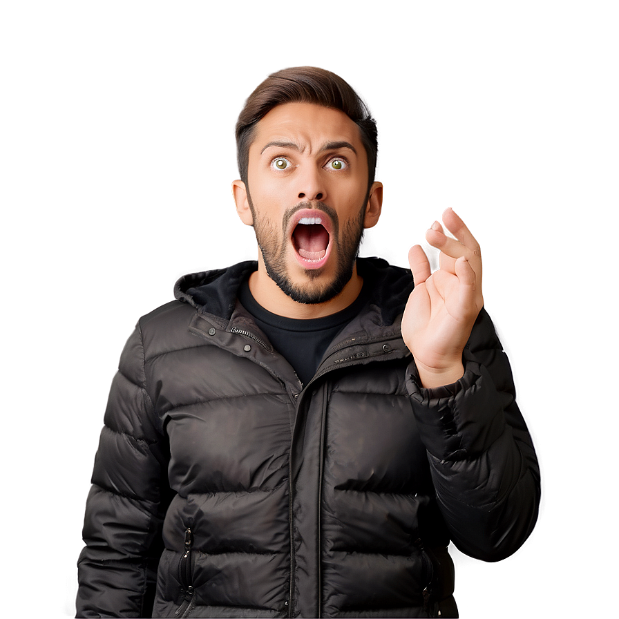 Download Screaming Fear Face Png Lxl5 