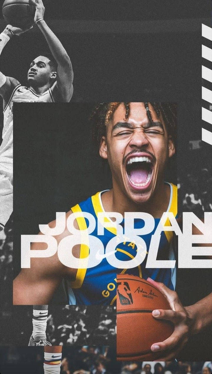 Jordan Poole Scream Above Waist Blue Qiangy - Jordan Poole