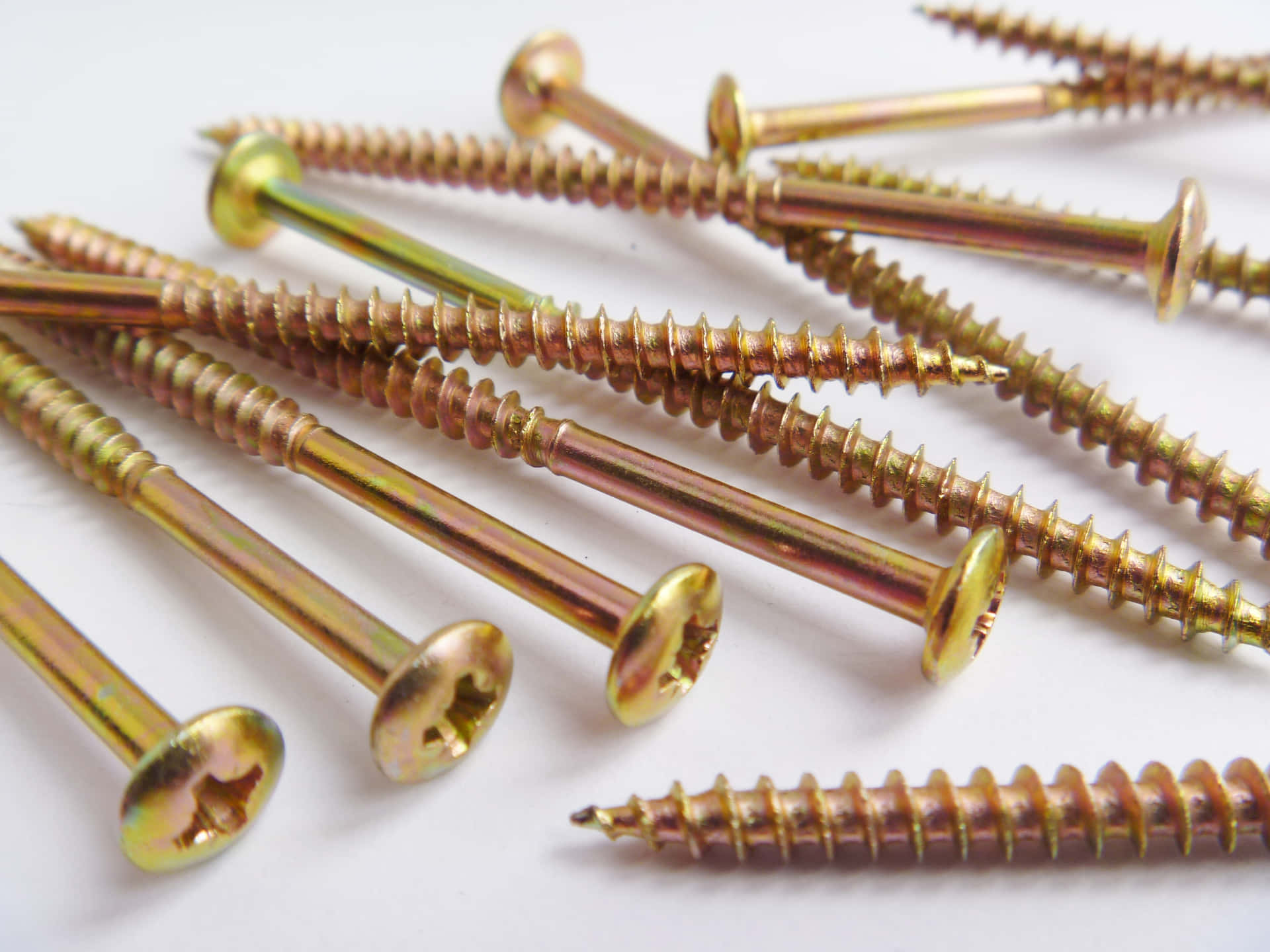 Long Golden Yellow Screw Picture