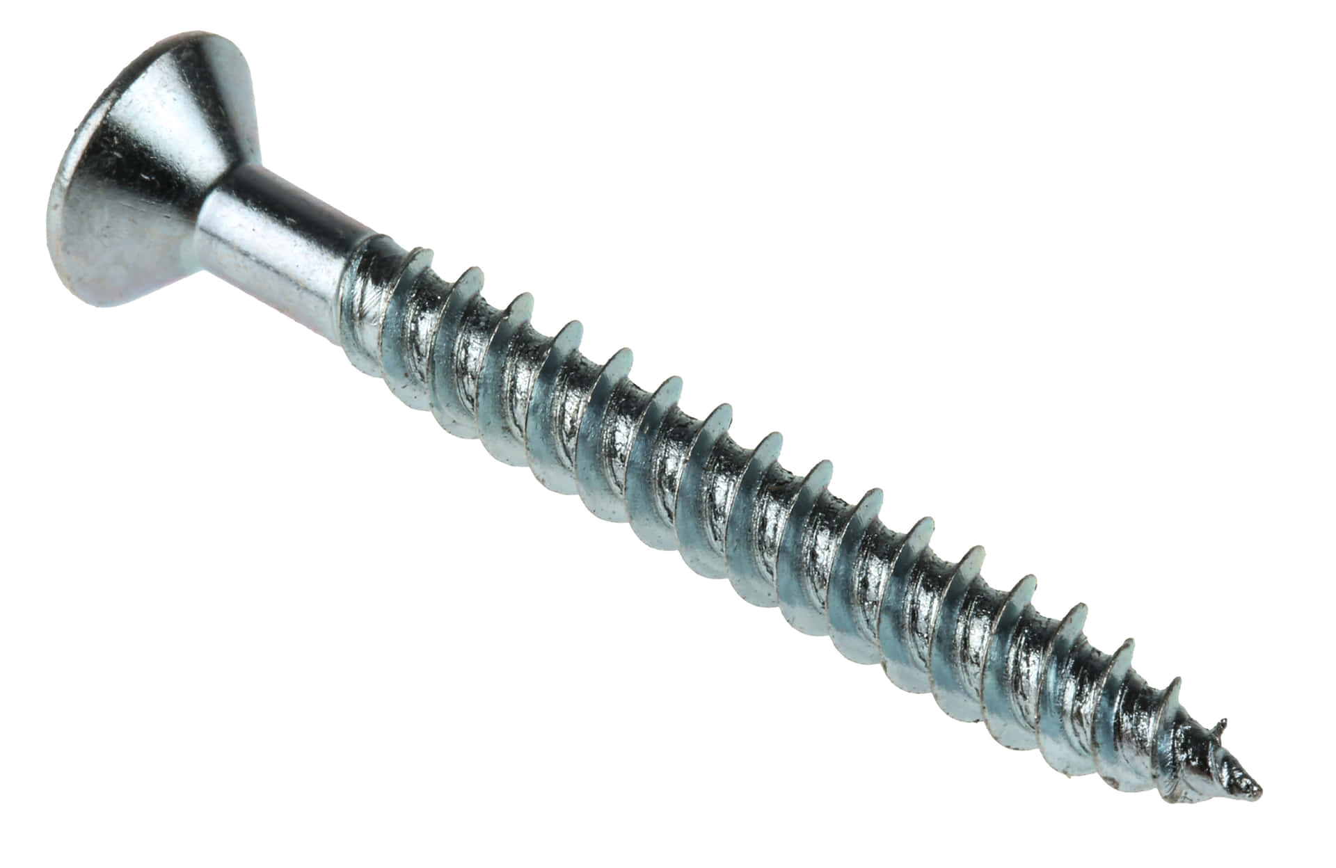 Long Silver Coated Screw Picture