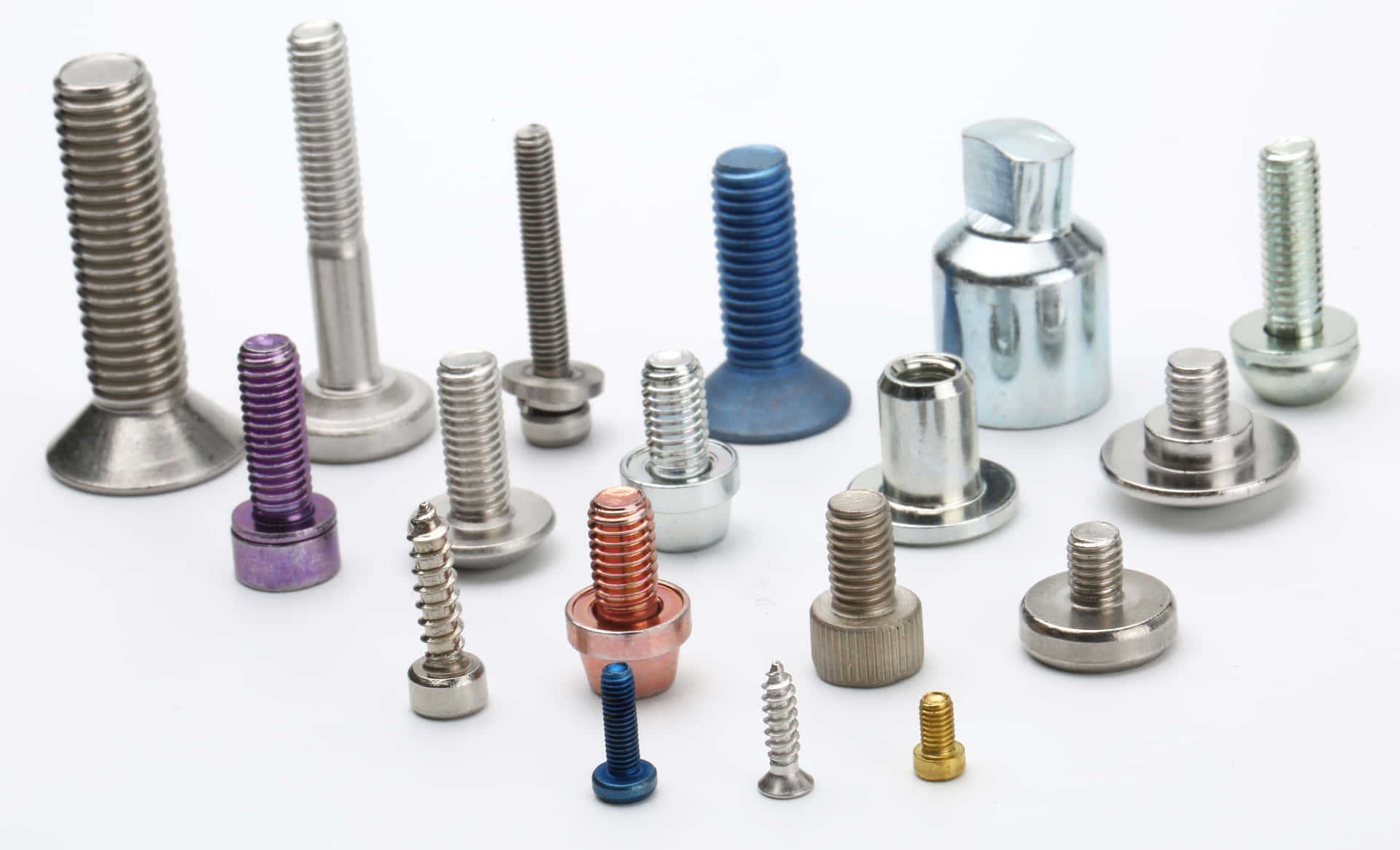 Different Types Bolts Screw Picture