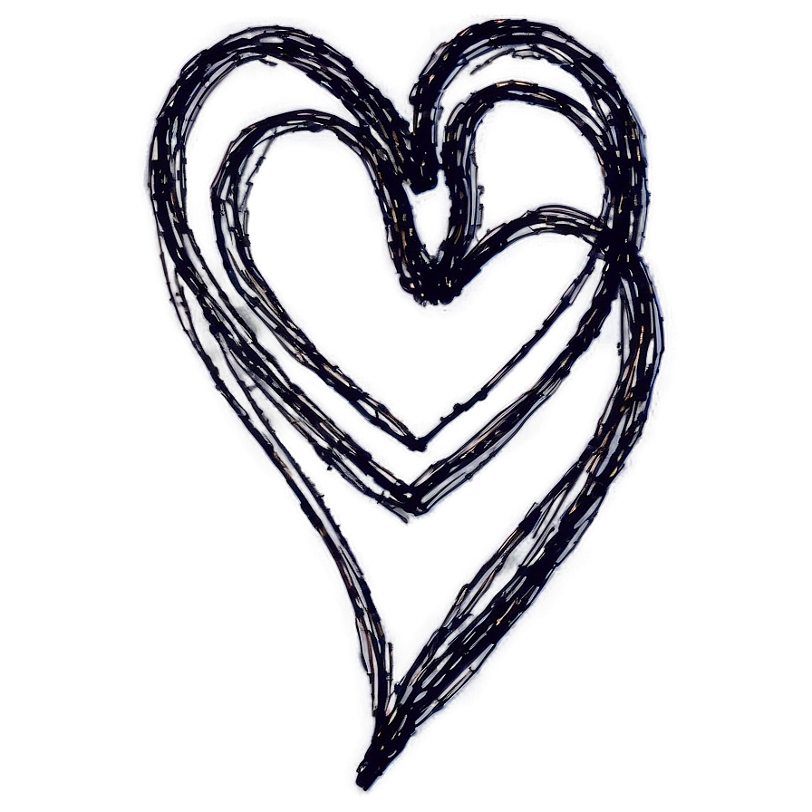 Download Scribble Heart Design Png Wve45 | Wallpapers.com