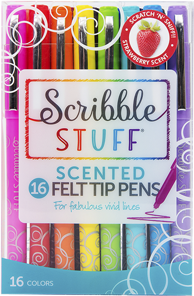 Scribble Stuff Scented Felt Tip Pens Pack PNG