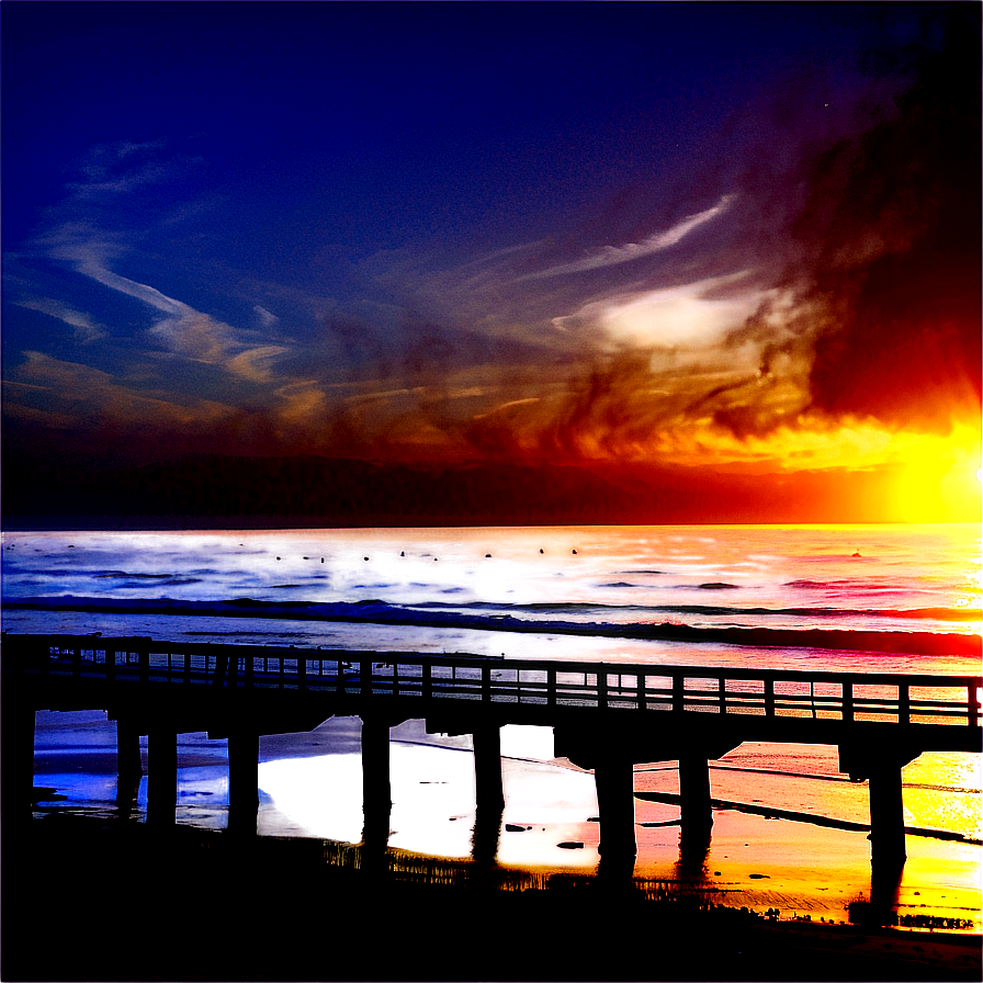 Scripps Pier La Jolla San Diego Png 06252024 PNG