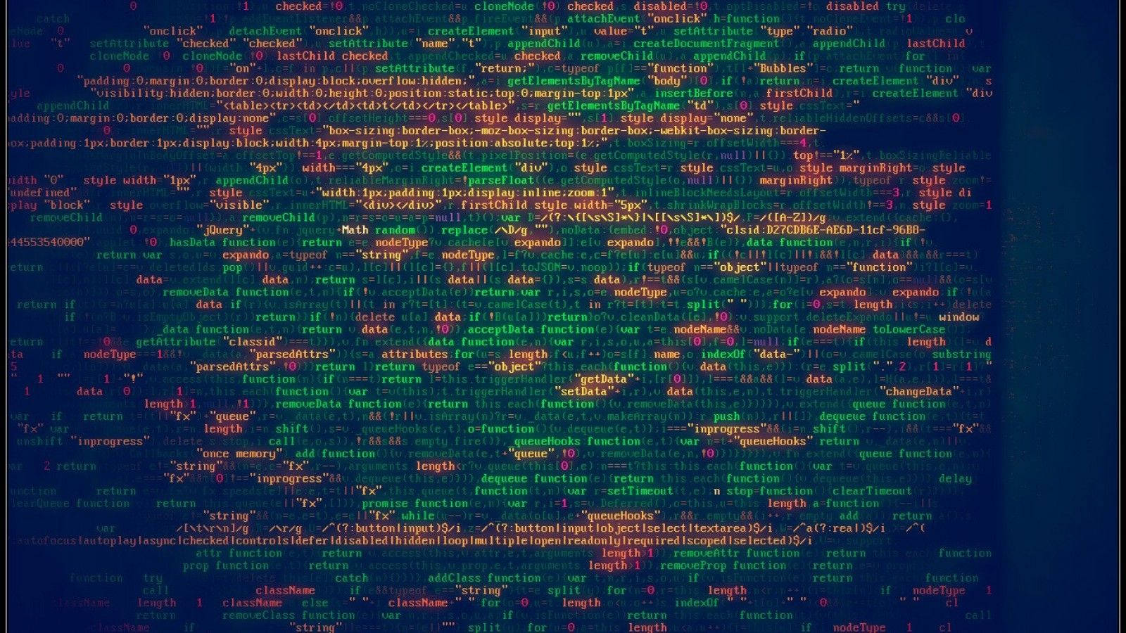 Script Colorful Digital Computer Scripts Wallpaper