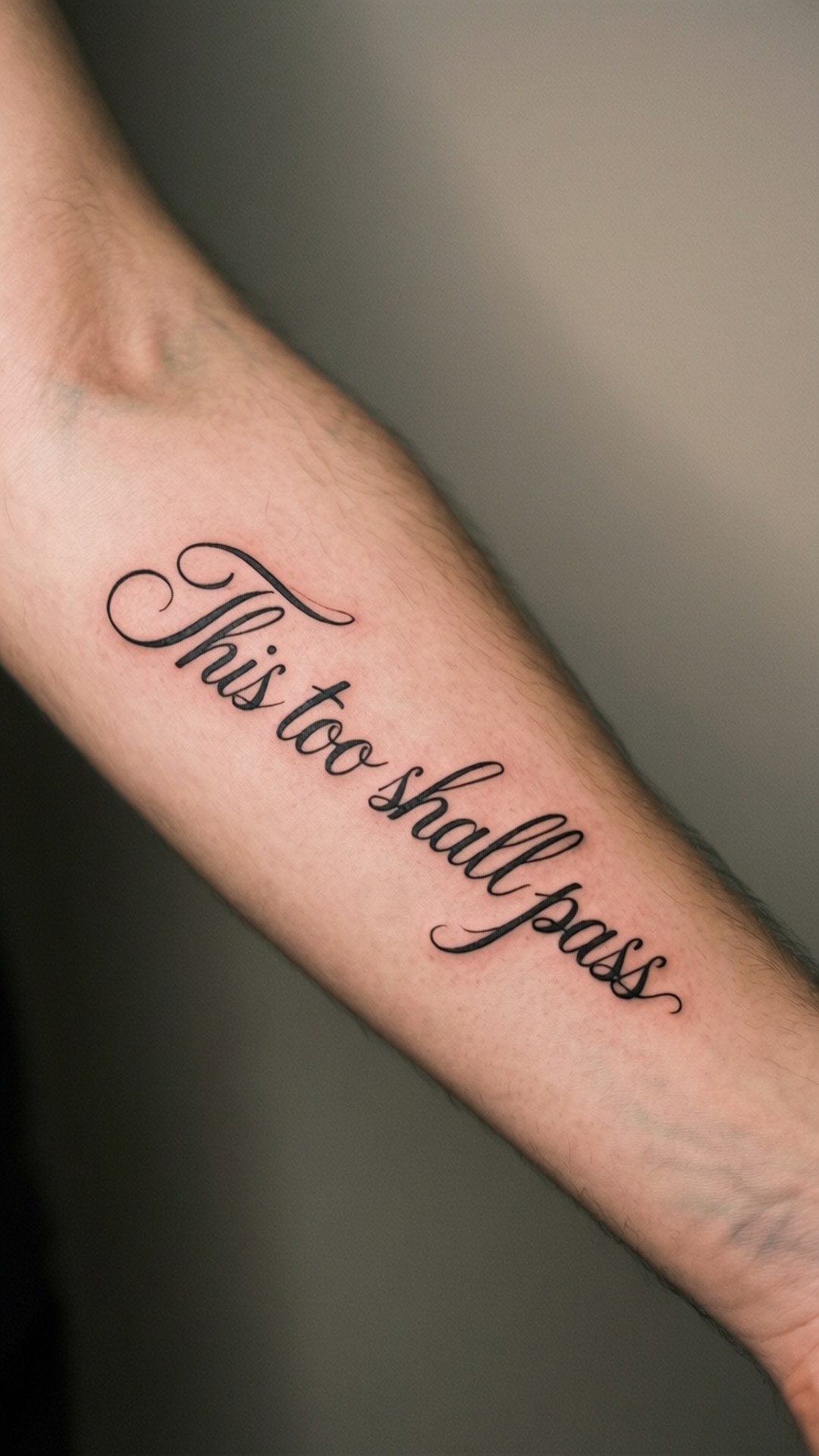 Script Quote Tattoo Bakgrunner