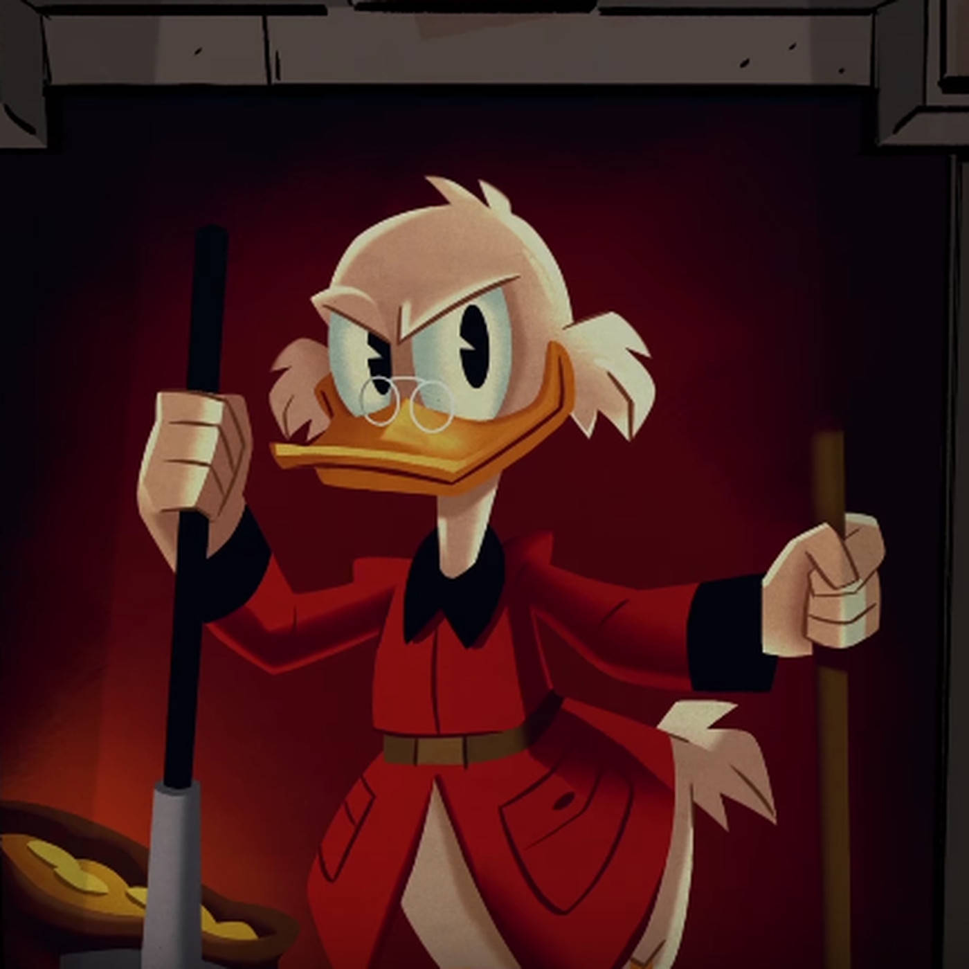 Wealthy Animated Icon, Scrooge McDuck Wallpaper