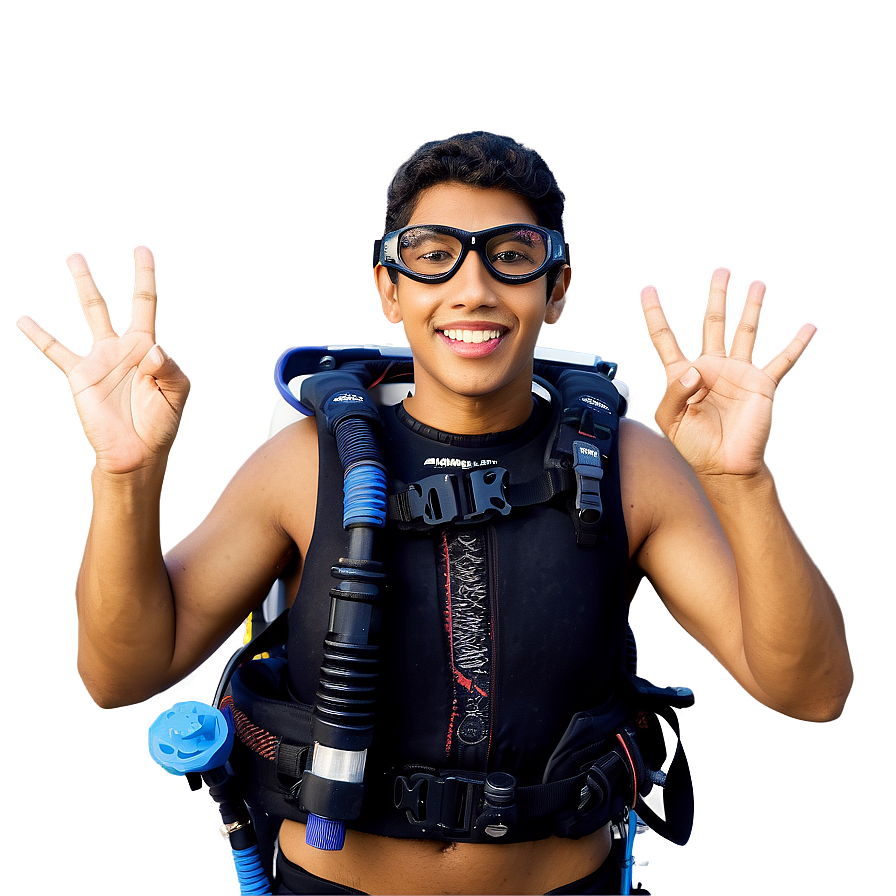 Scuba Diving Hand Signals Png Esk96 PNG