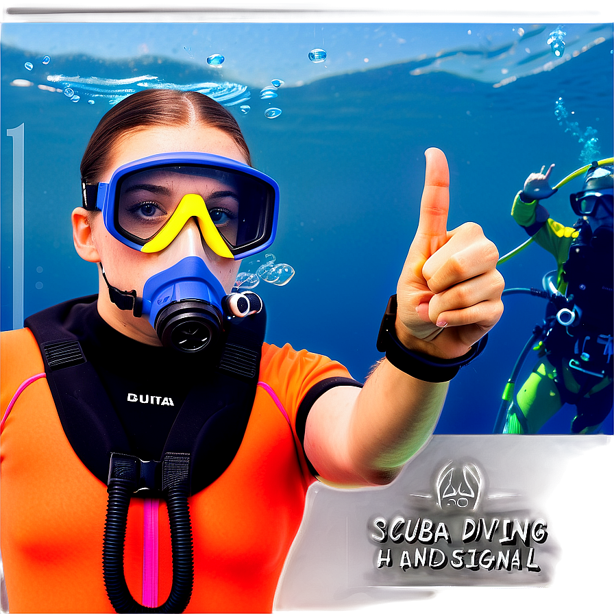 Scuba Diving Hand Signals Png Rqy PNG