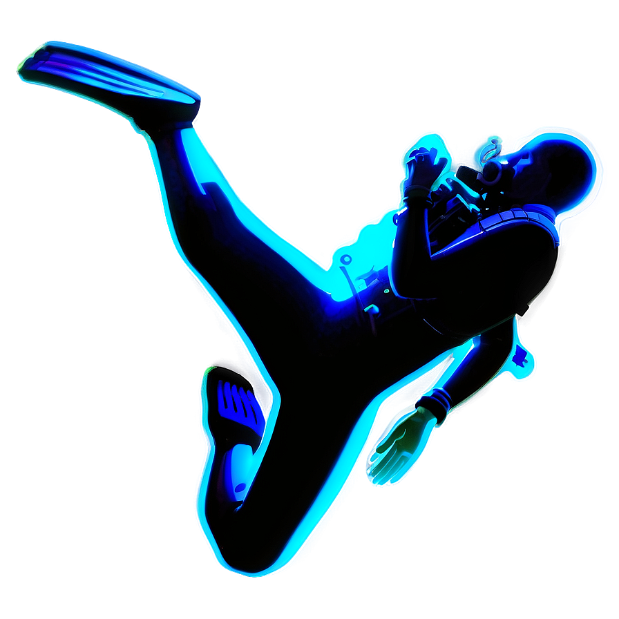 Scuba Diving Silhouette Png 6 PNG