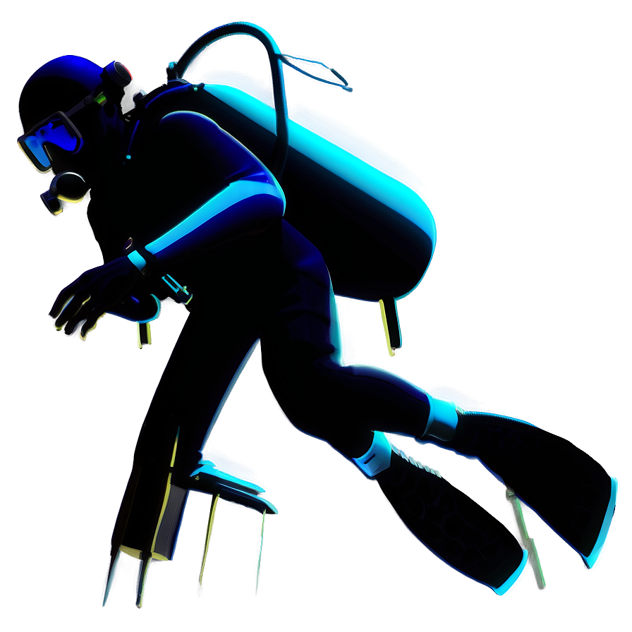 Scuba Diving Silhouette Png 8 PNG