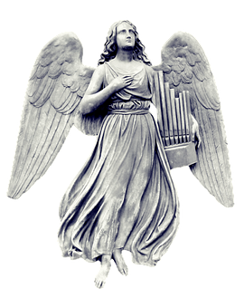 Sculpted Angel Figure PNG