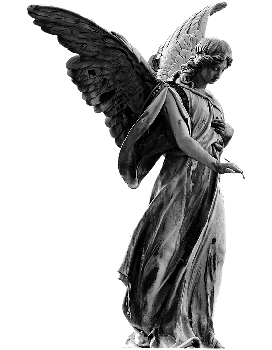 Sculpted Angel Statue PNG