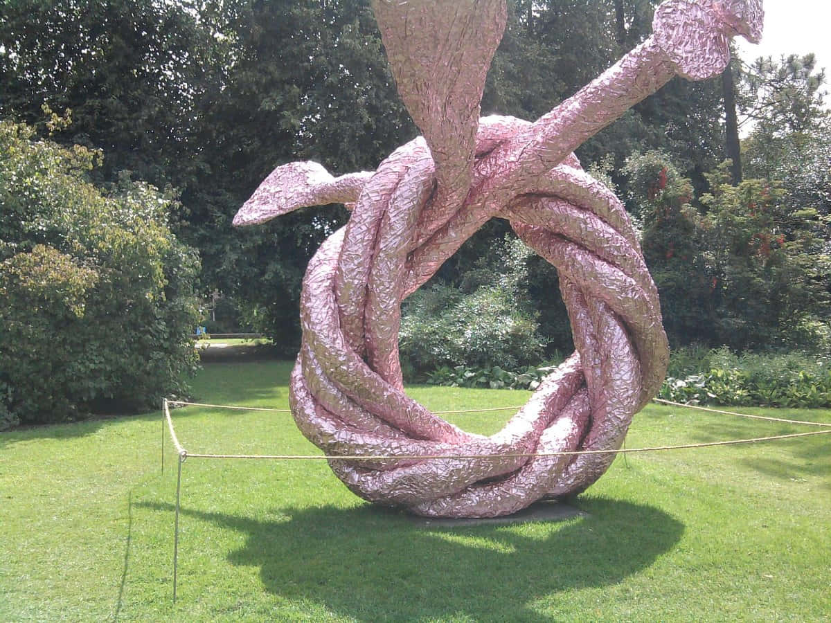 Sculptureat Royal Botanic Garden Edinburgh Wallpaper