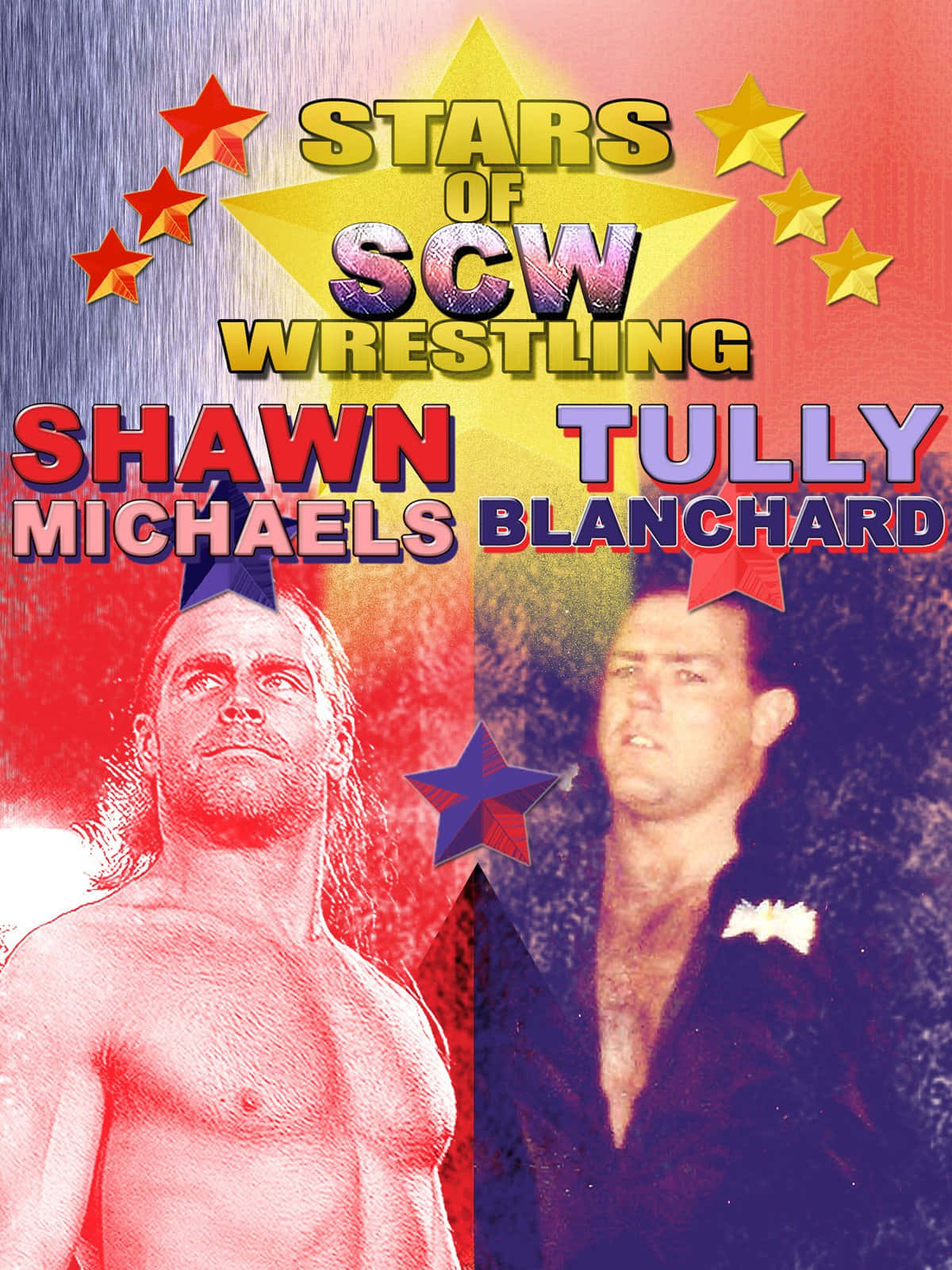 SCW Vintage Pro Wrestling Tully Blanchard Poster Wallpaper