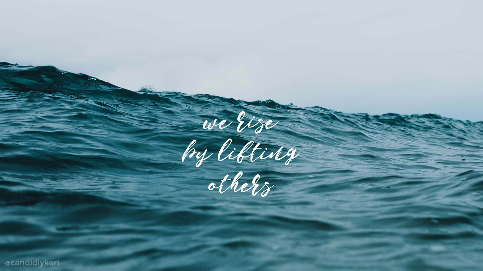 Quote On Sea Waves Aesthetic Picture