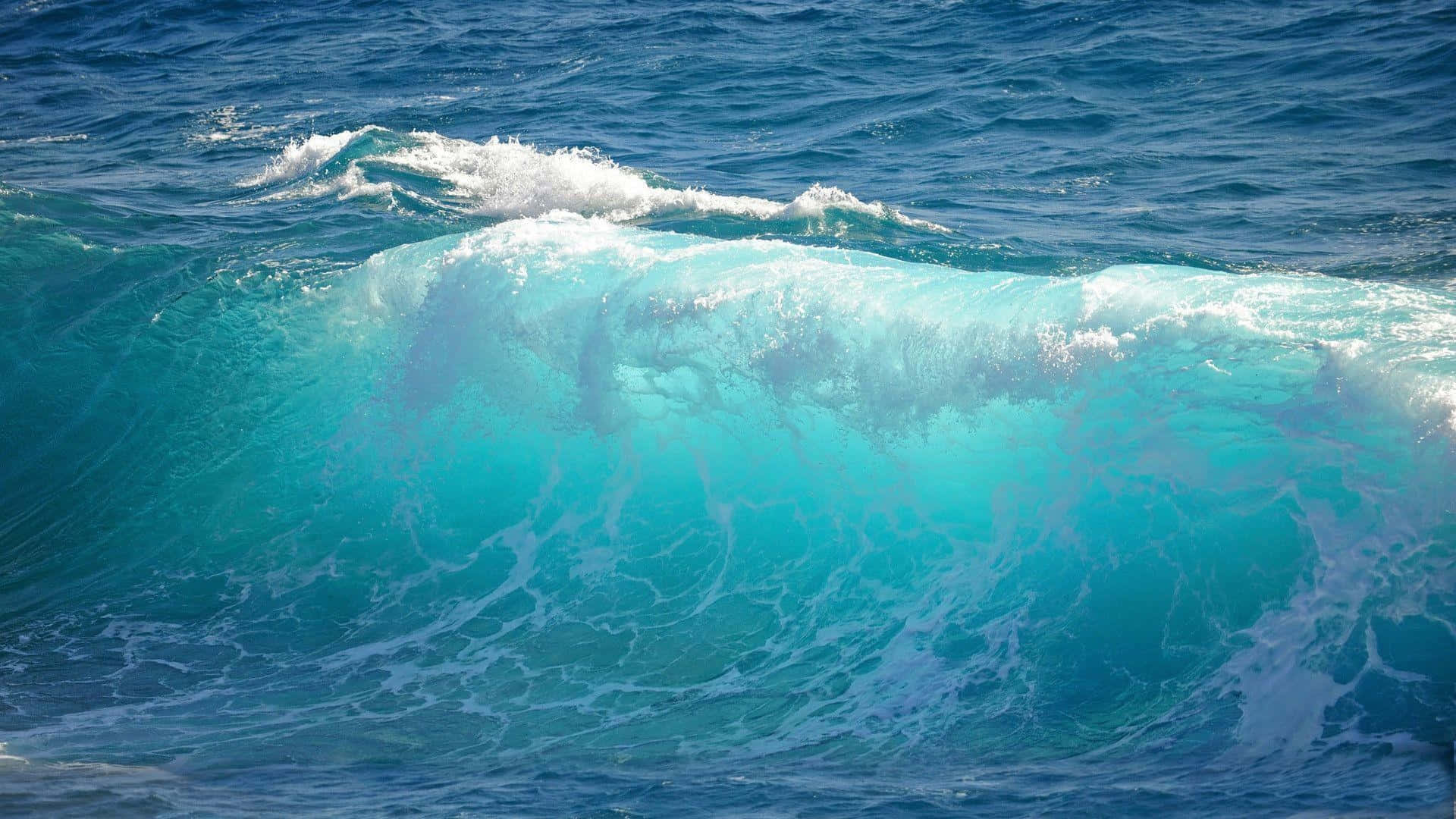 Havsbakgrundblåa Vågor