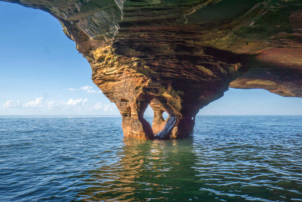 Sea Cave Architecture Natural Wonder Wallpaper