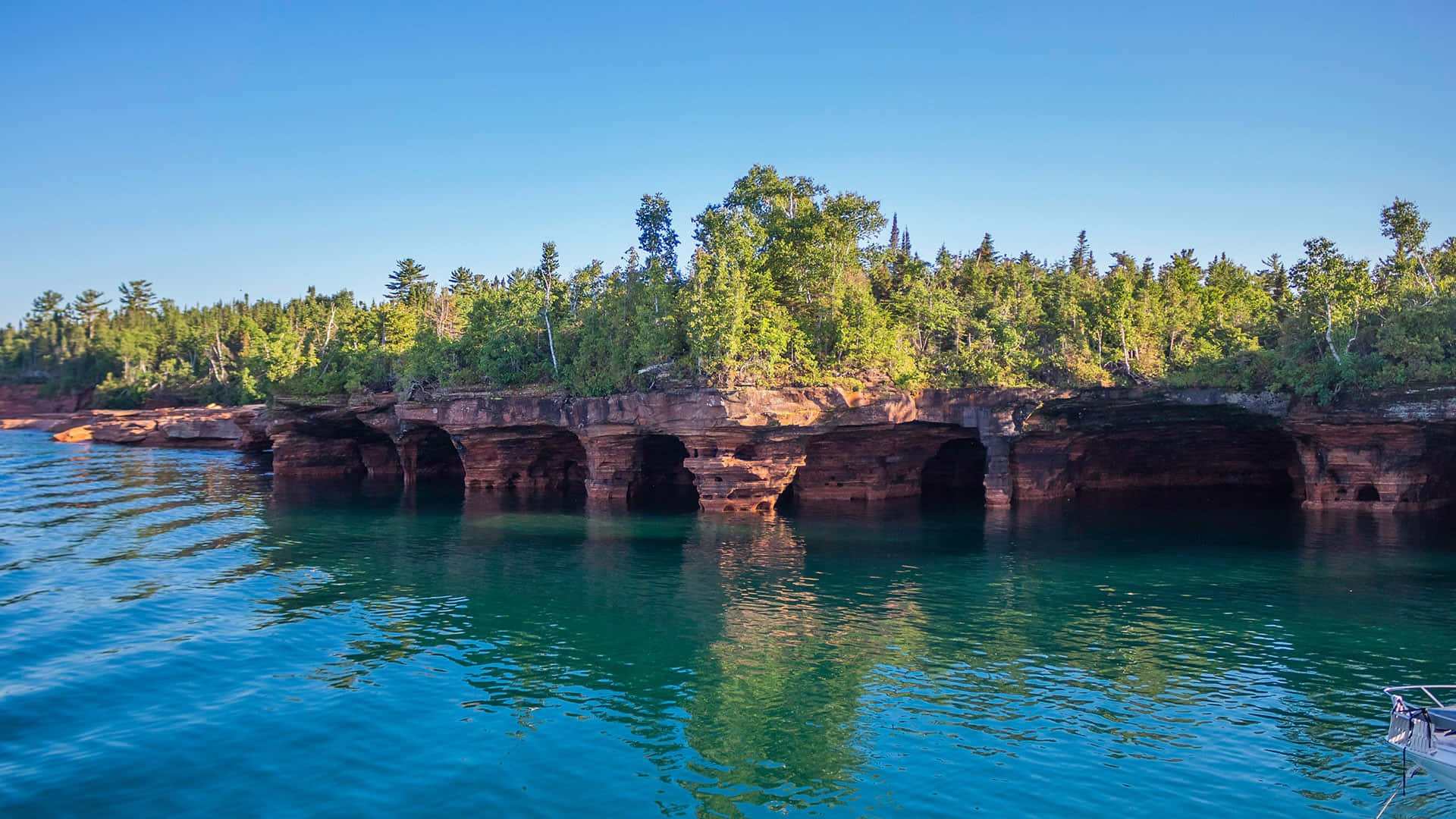 Sea Caves Coastal Cliff Formation Wallpaper