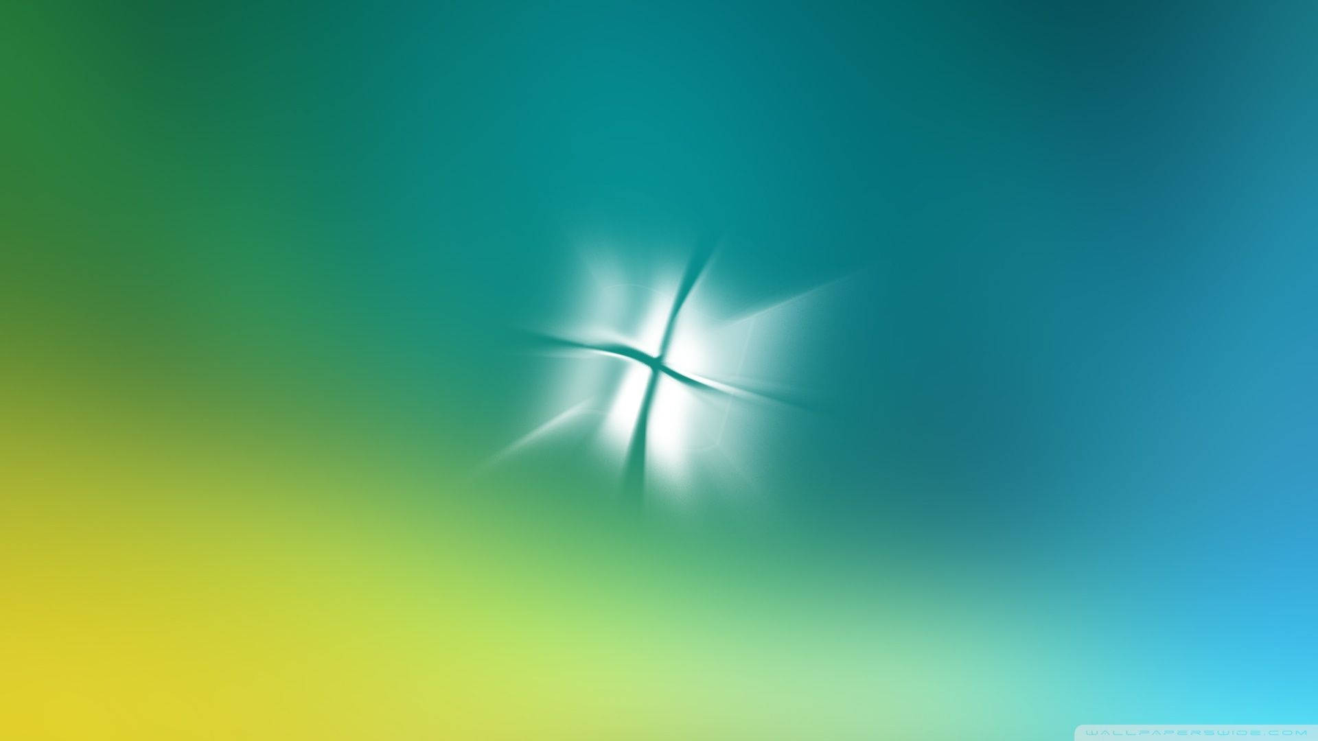Sea-Colored Windows Vista Wallpaper