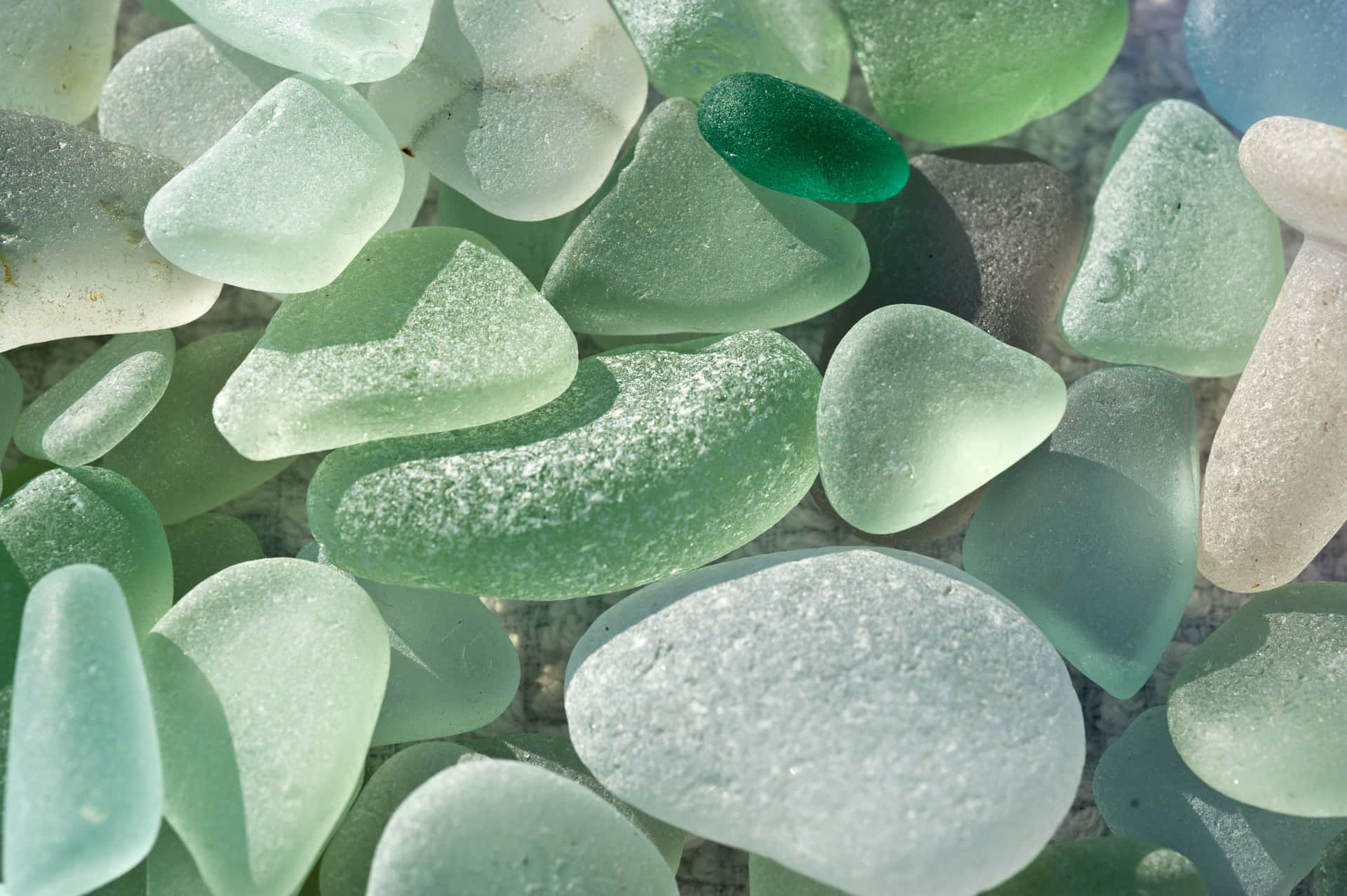 Mint Green Sea Glass Picture