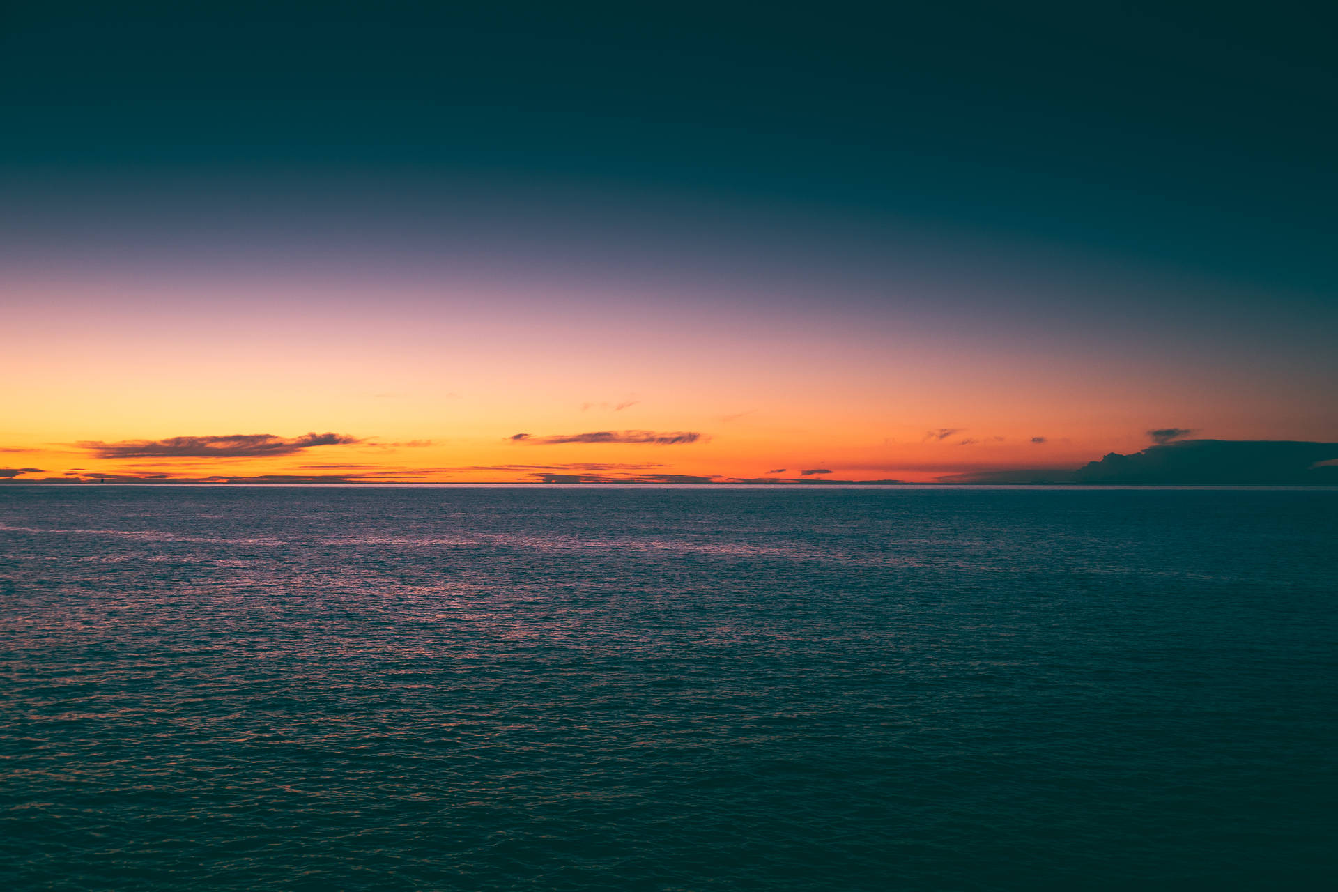 Sea Hd Sunset Wallpaper