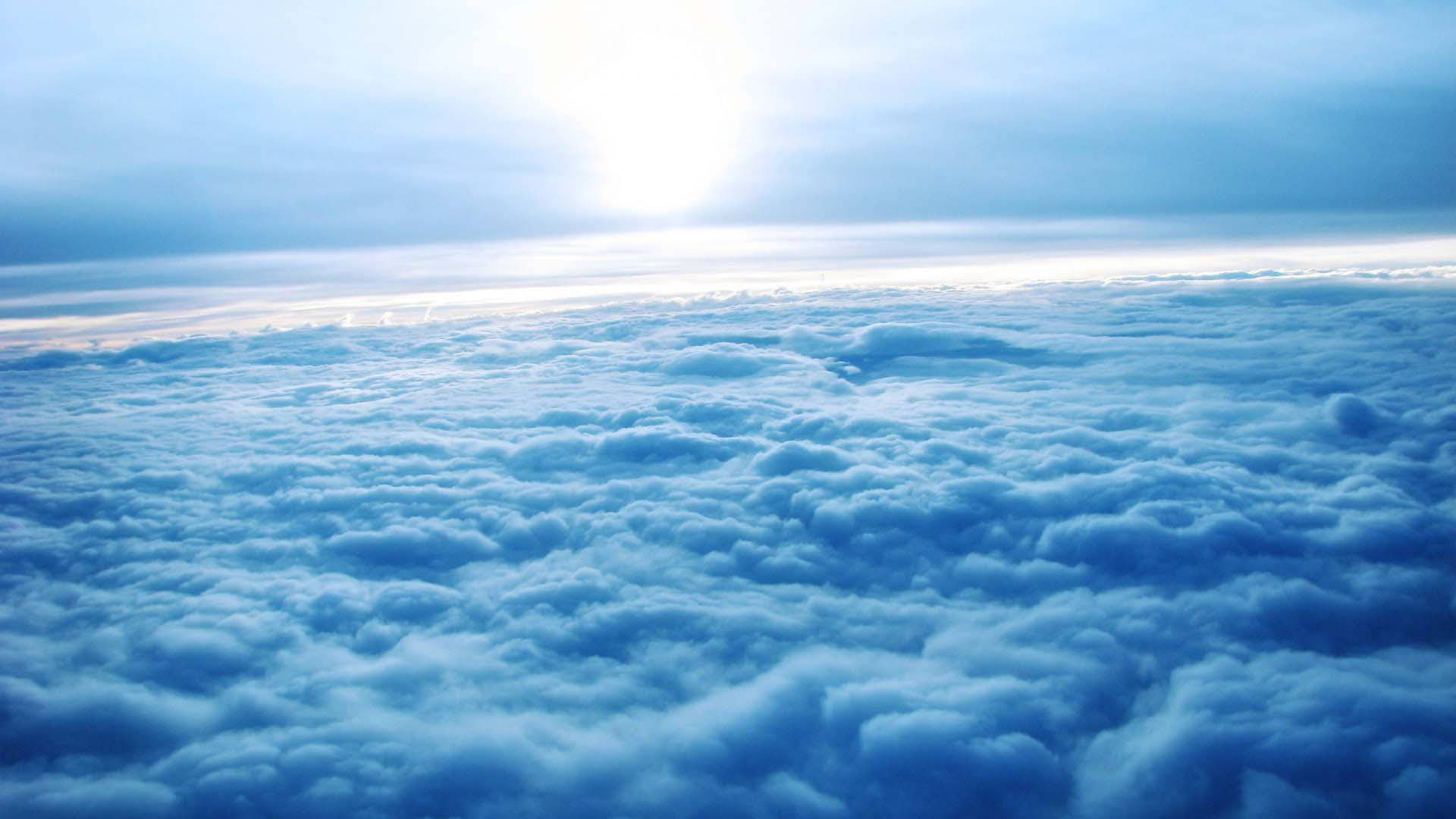 Sea Of Clouds Sky Background