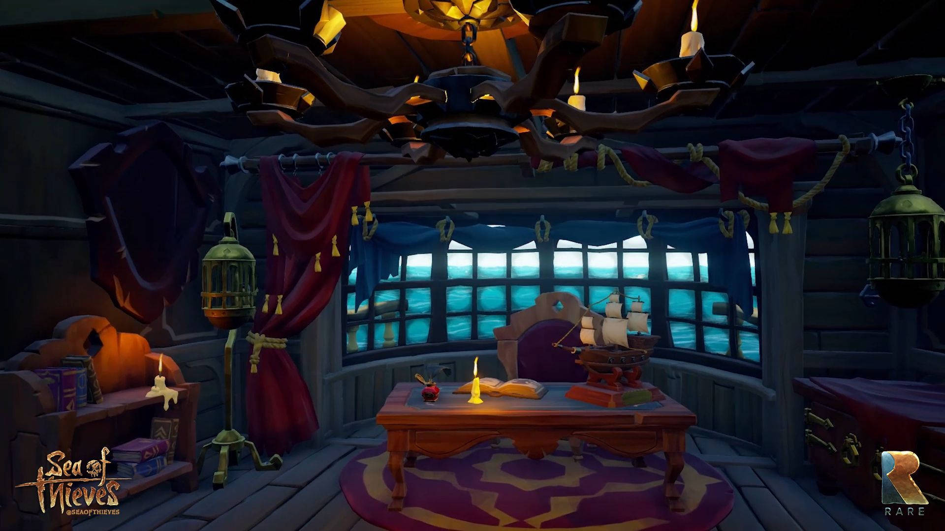 Sail Off on an Epic Swashbuckling Adventure with Sea Of Thieves Wallpaper
